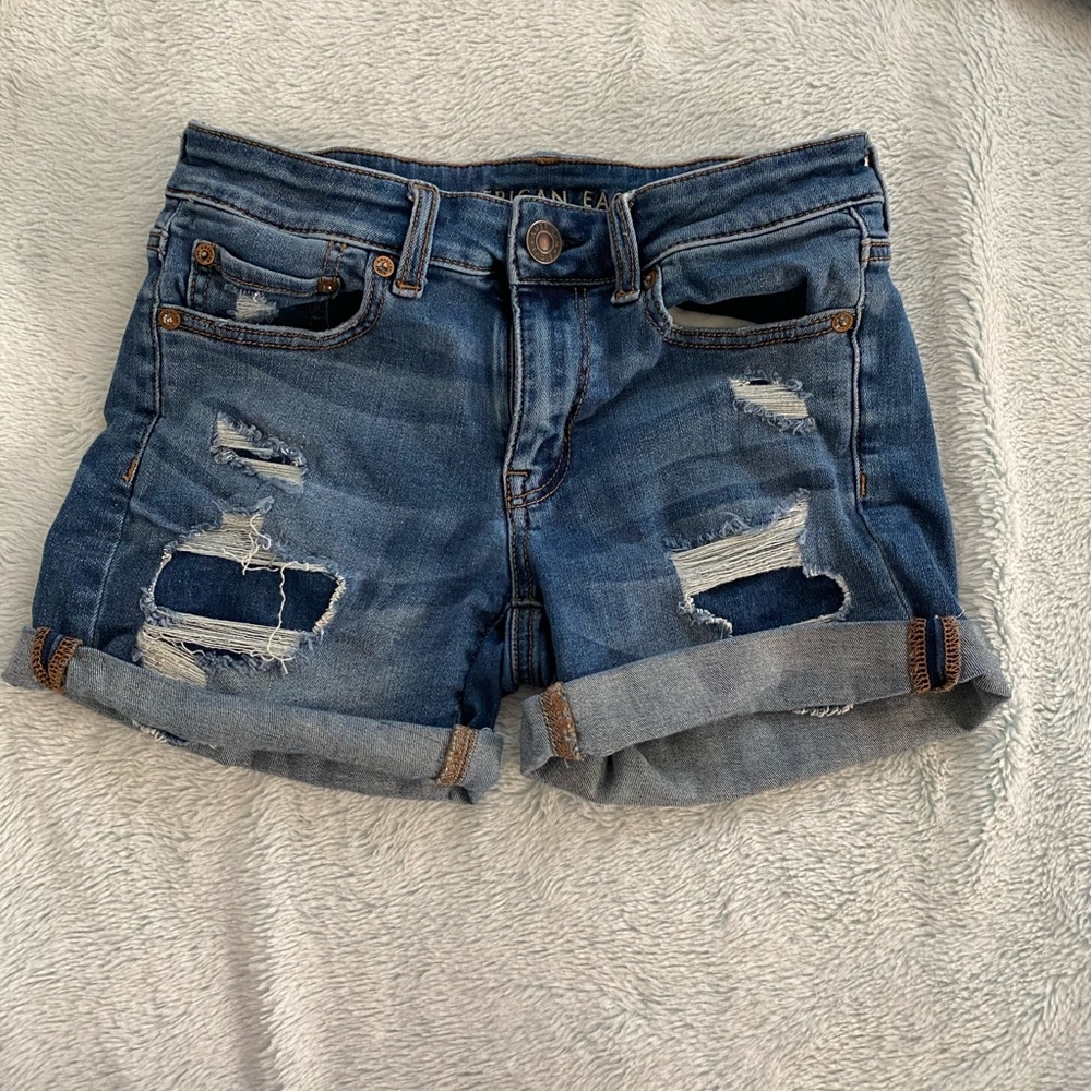 American eagle jean shorts